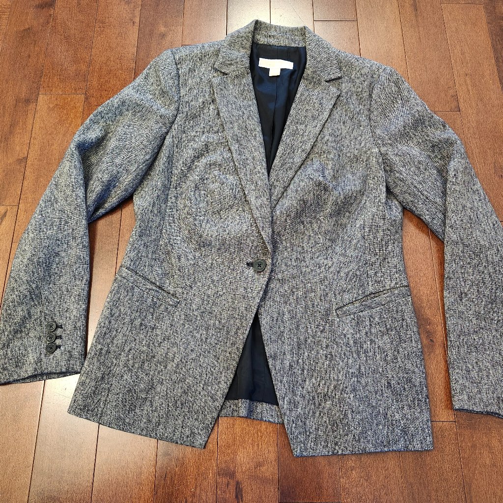 Michael Kors Women's Gray Blazer In Size 8